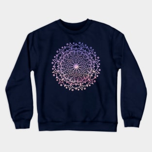 SOFT SUNSET MANDALA Crewneck Sweatshirt